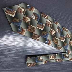 Cocktail Collection Scotch Men's Silk Necktie - Gently Used